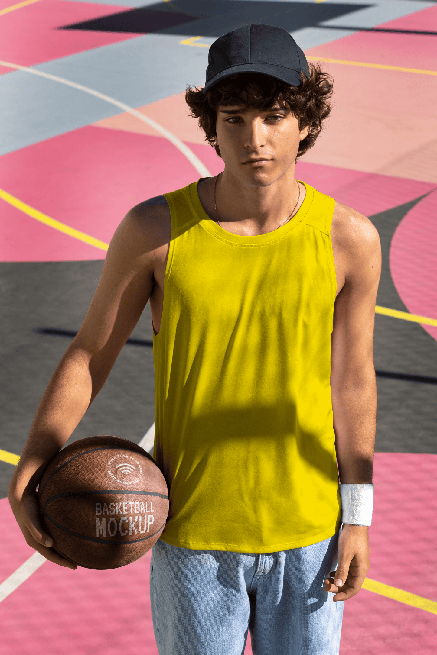 Camiseta sin manga personalizada para hombre