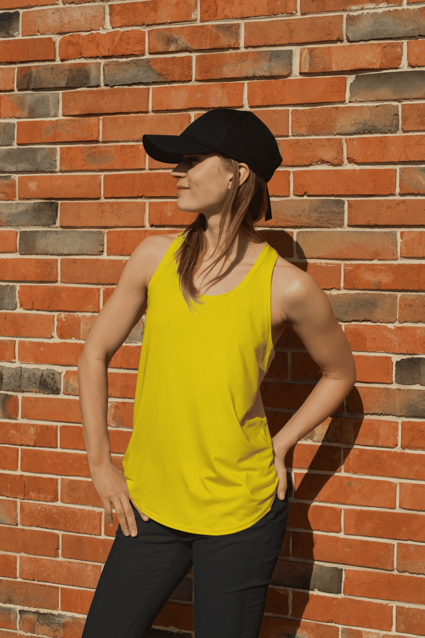 Camiseta sin manga personalizada para mujer