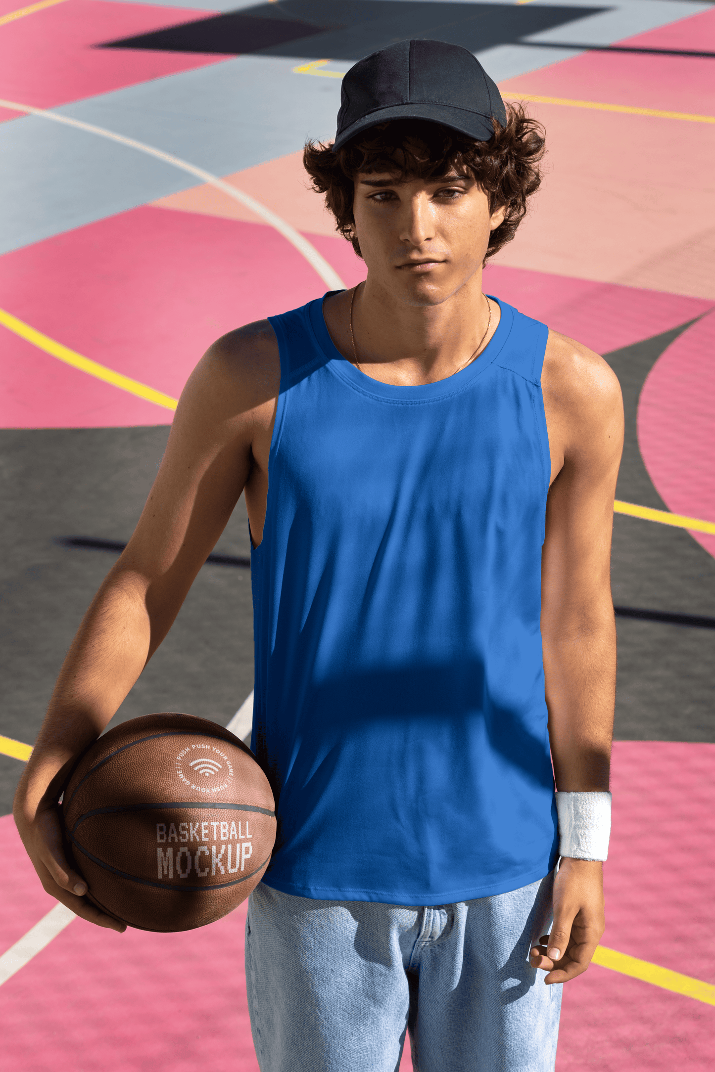 Camiseta sin manga personalizada para hombre