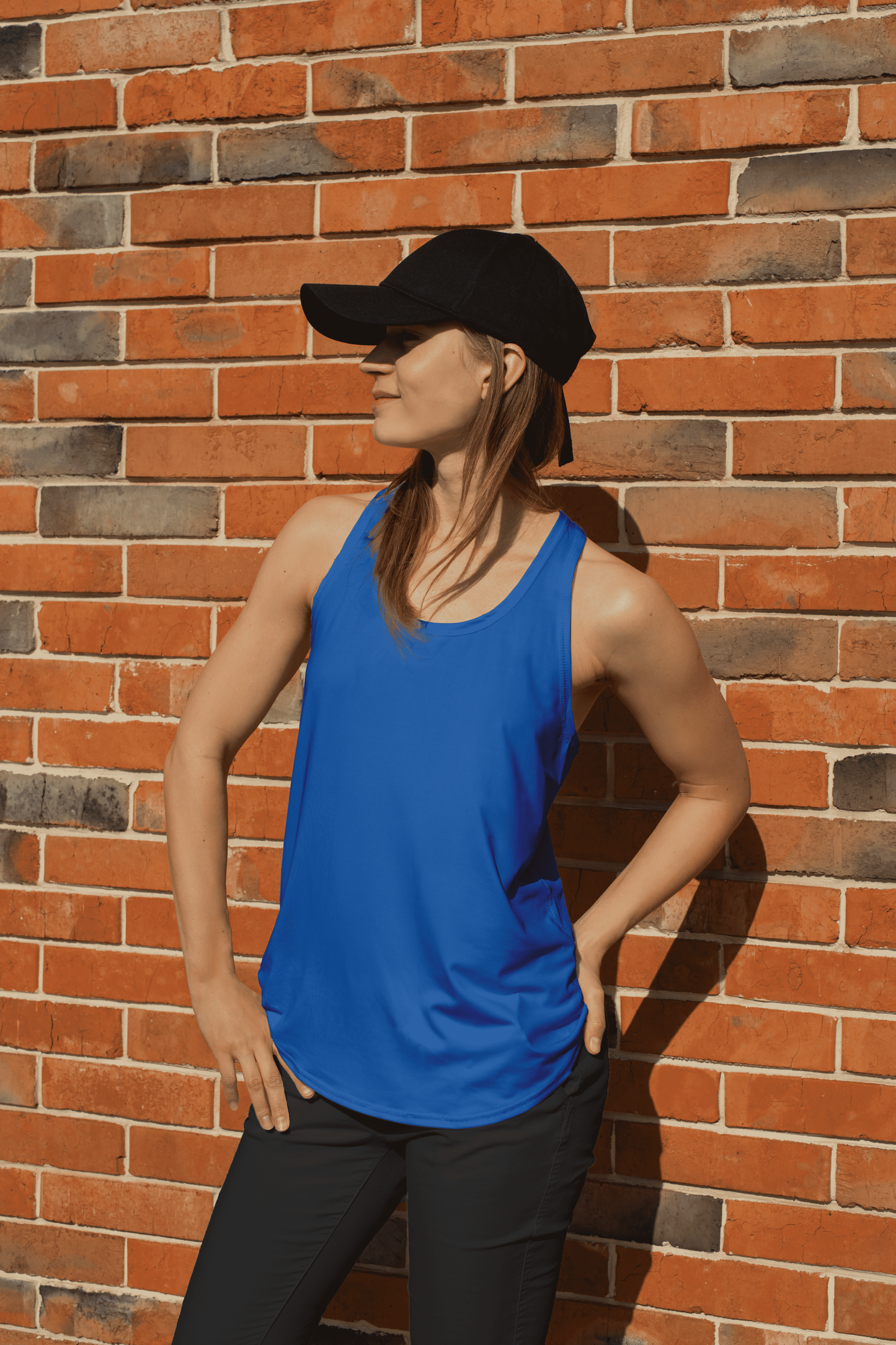 Camiseta sin manga personalizada para mujer
