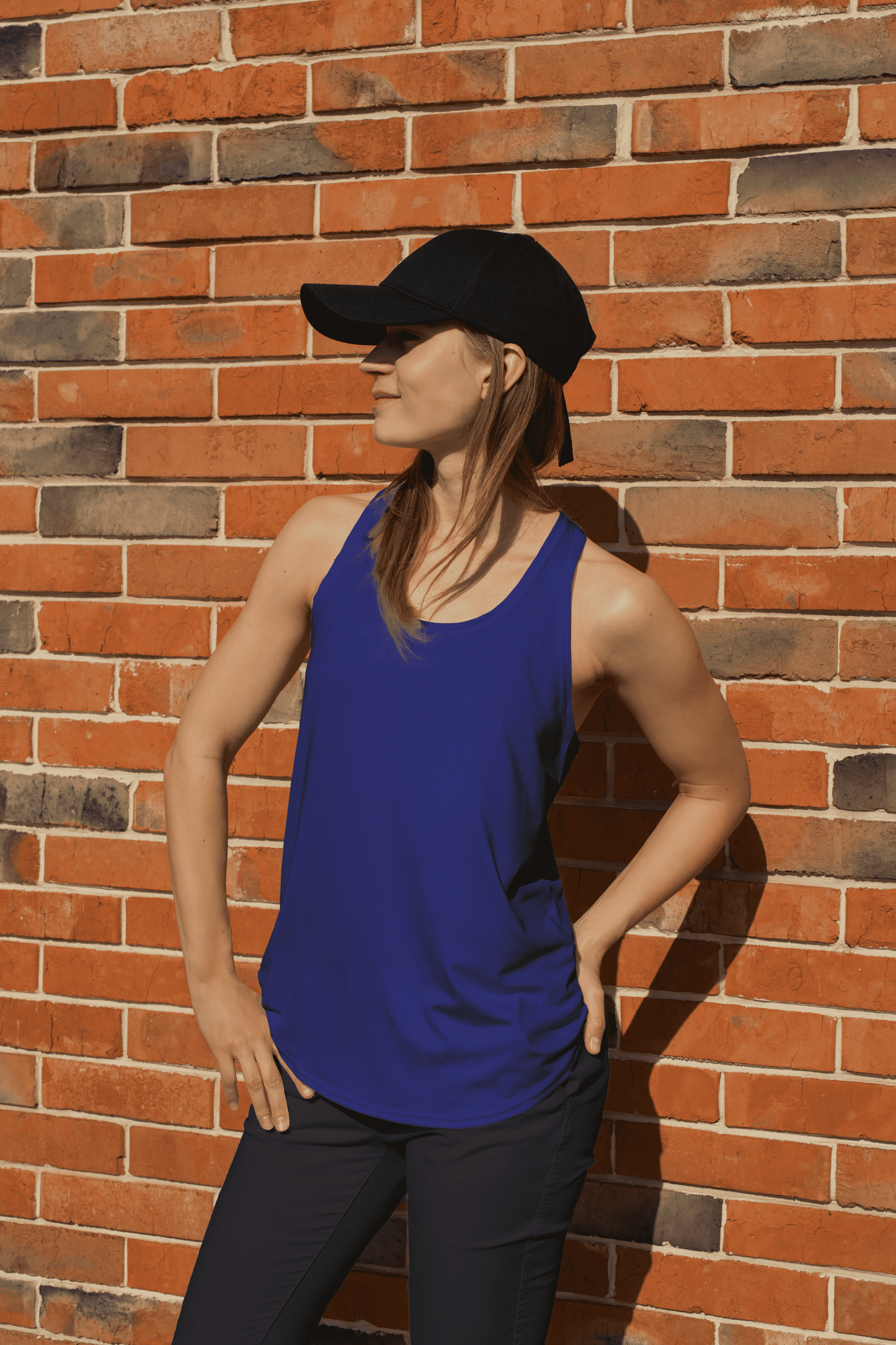 Camiseta sin manga personalizada para mujer