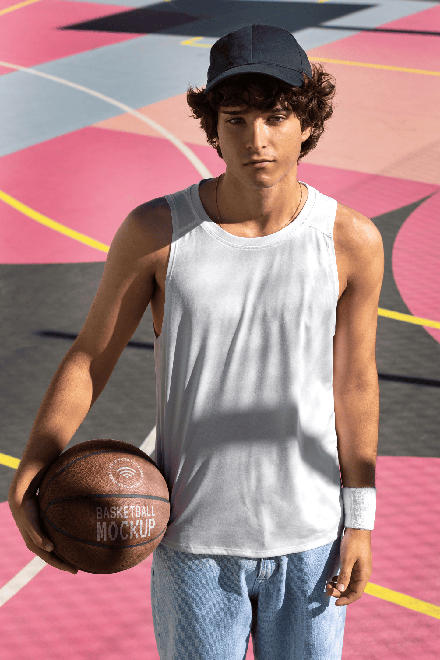 Camiseta sin manga personalizada para hombre