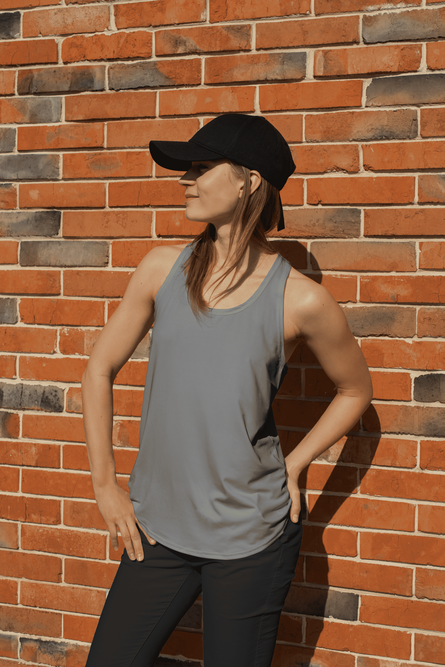 Camiseta sin manga personalizada para mujer