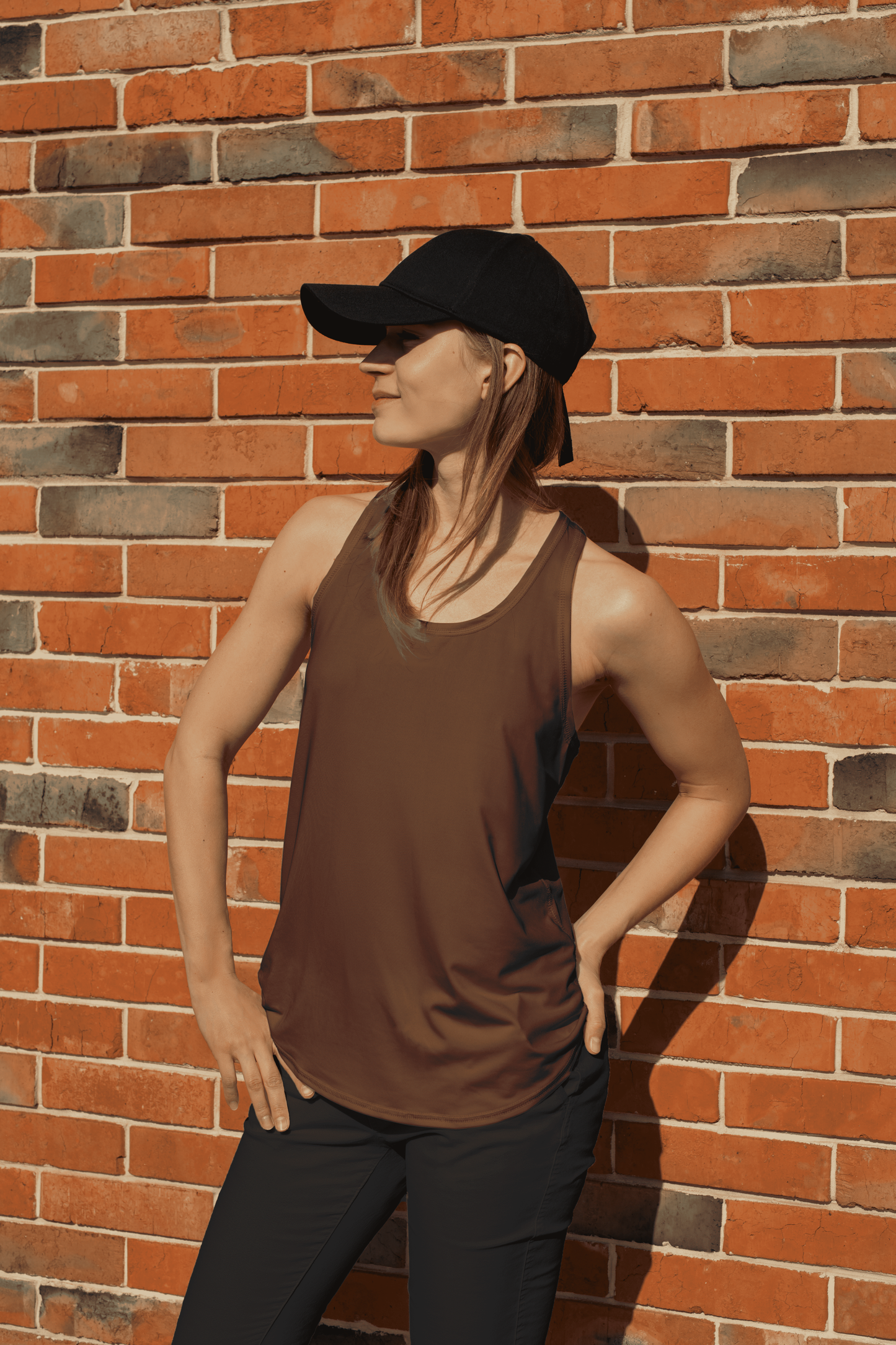 Camiseta sin manga personalizada para mujer