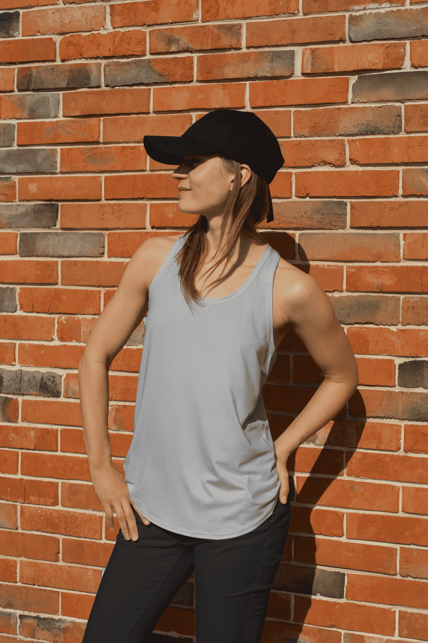 Camiseta sin manga personalizada para mujer