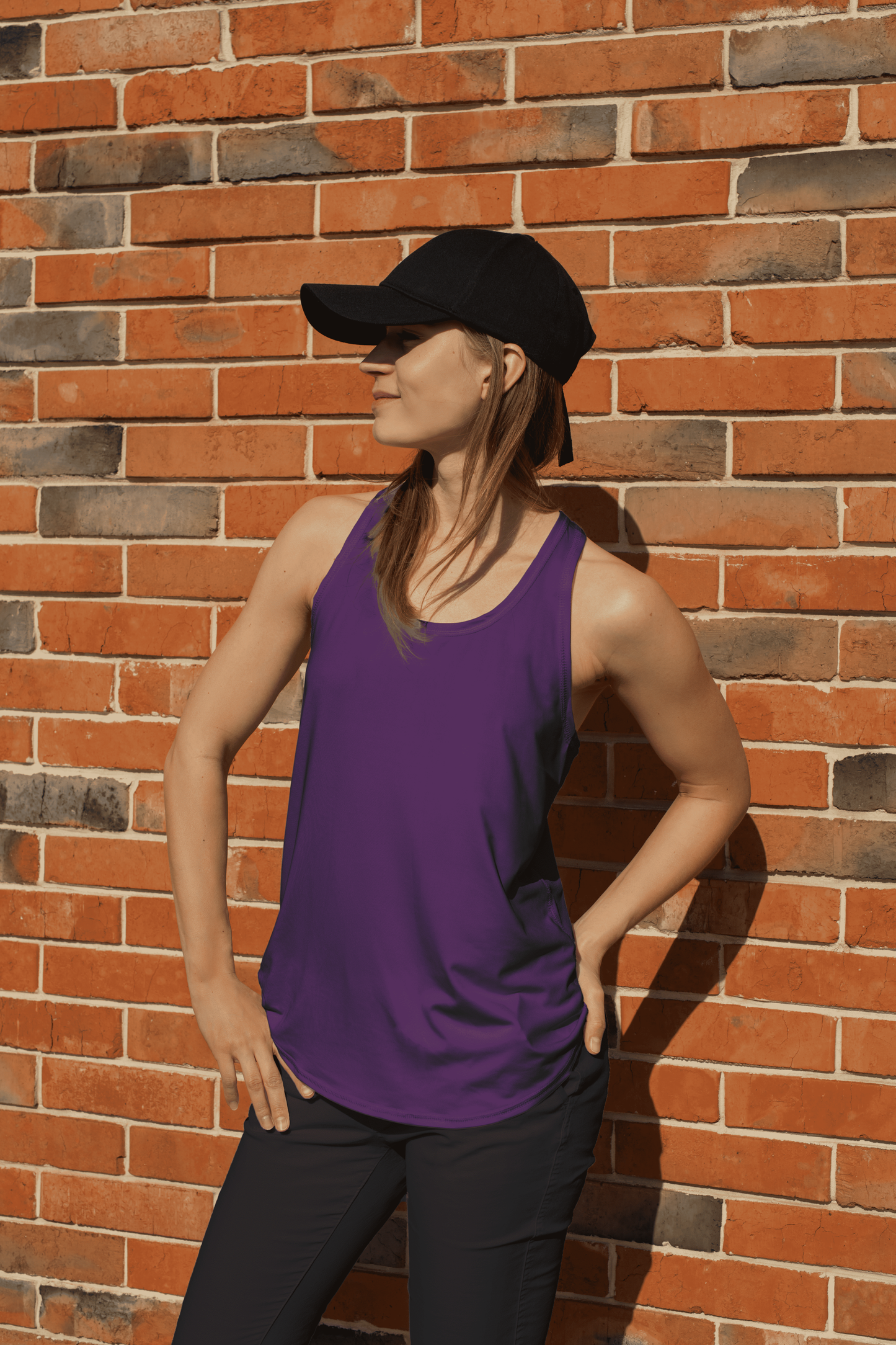 Camiseta sin manga personalizada para mujer
