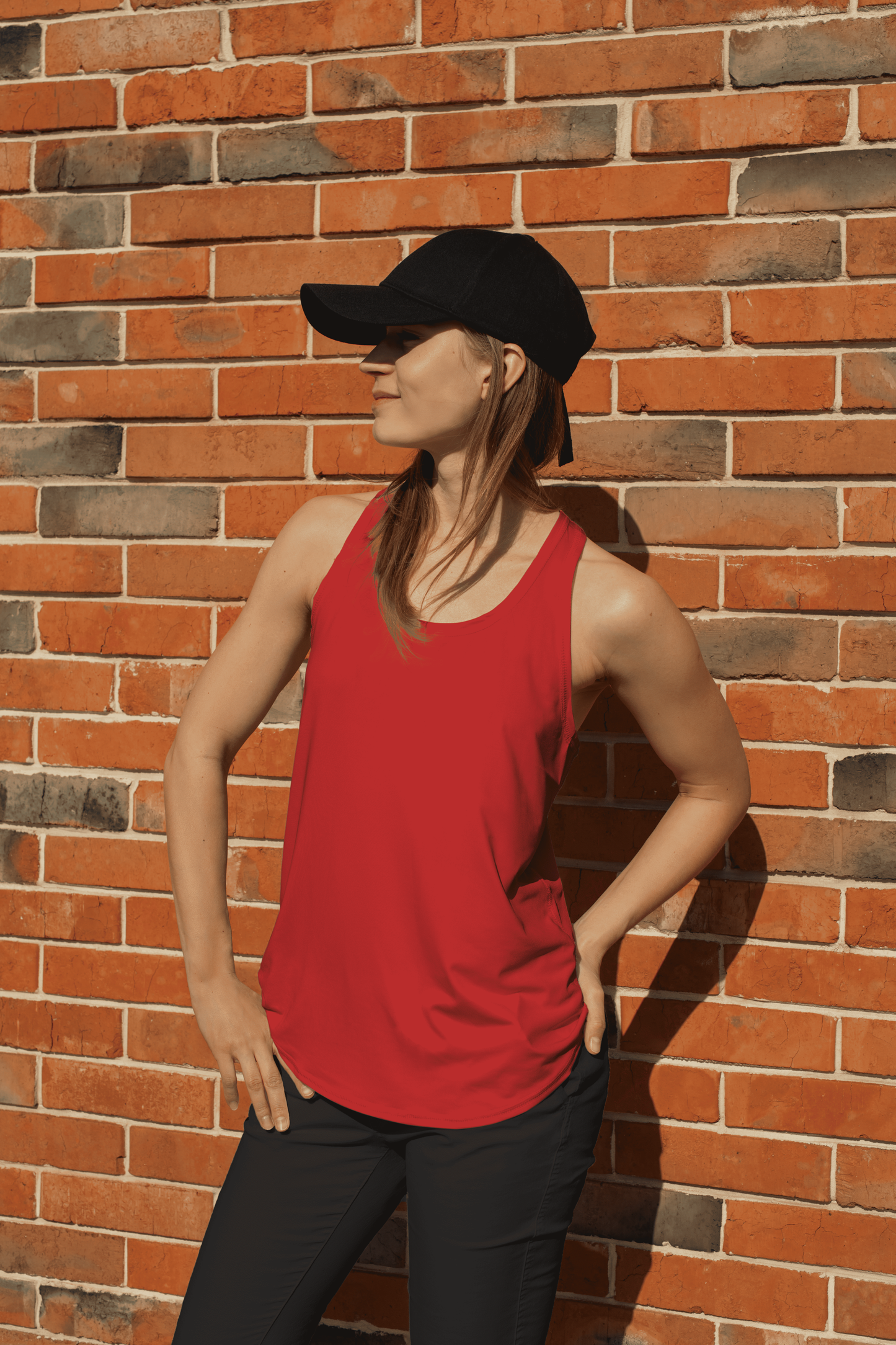 Camiseta sin manga personalizada para mujer