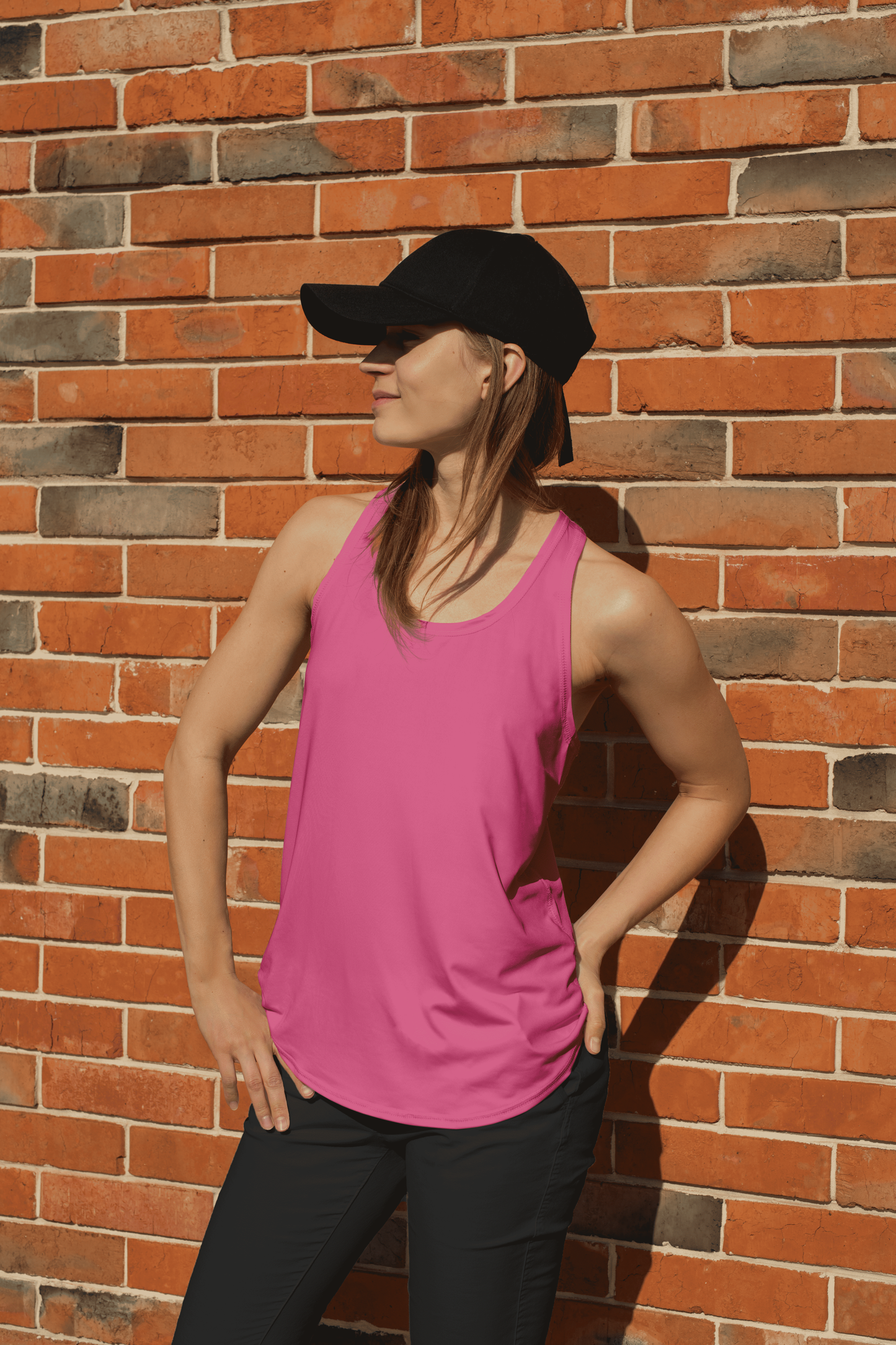 Camiseta sin manga personalizada para mujer