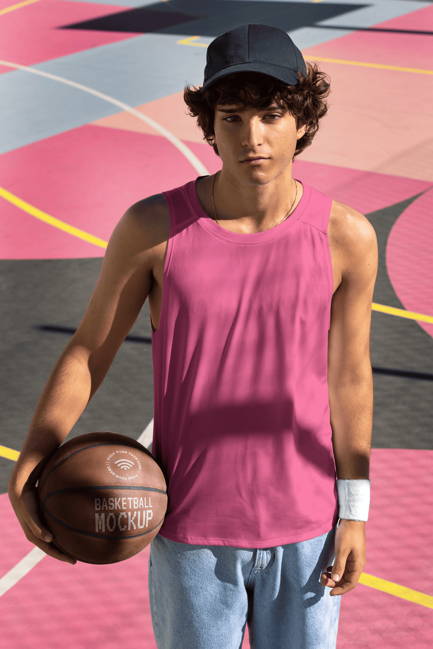 Camiseta sin manga personalizada para hombre