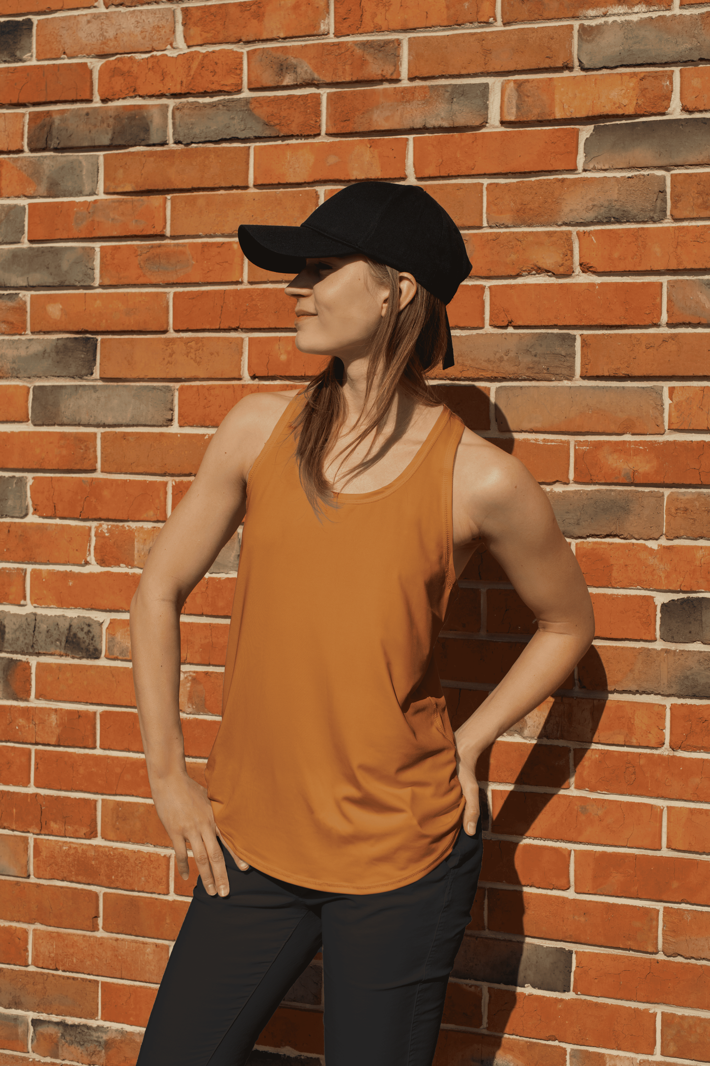 Camiseta sin manga personalizada para mujer